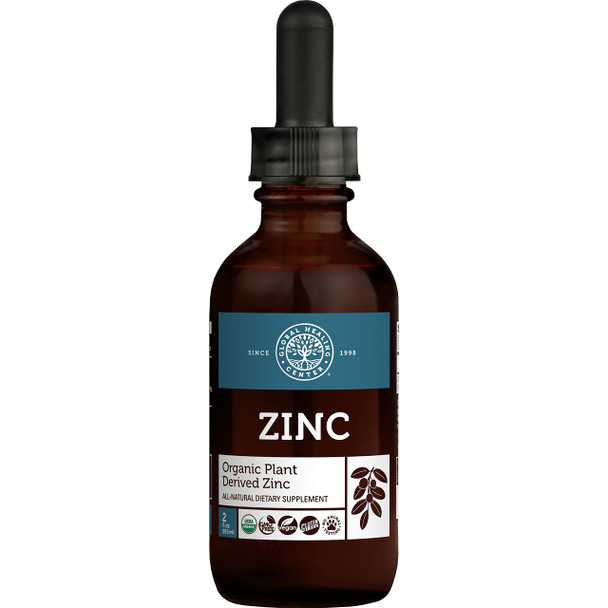 Global Healing Elderberry & Eusacea and Zinc Kit - Vegan Antioxidant Immune Support Against Harmful Organisms & Organic Liquid Supplement Drops Support Immune System & Cell Growth - 2 Fl Oz Each