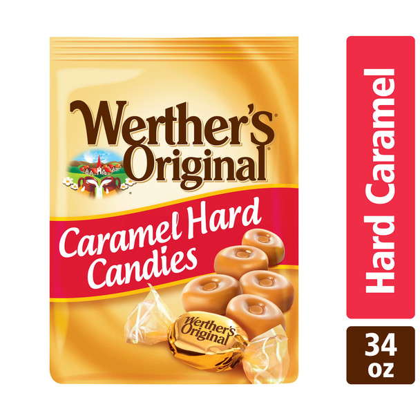 Werther's Original Hard Caramel Candy, 34 Oz Bag