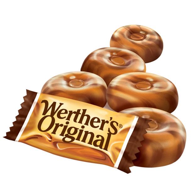 Werther's Original Hard Caramel Coffee Candy, 5.5 Oz Bags (Pack of 12)