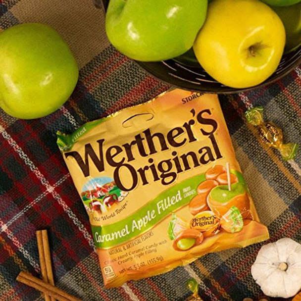 Werther's Original Caramel, Apple Filled, 2.65-Ounce (Pack of 12)