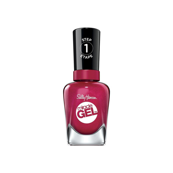 Sally Hansen Miracle Gel Nail Polish, Bordeaux Glow 0.5 oz