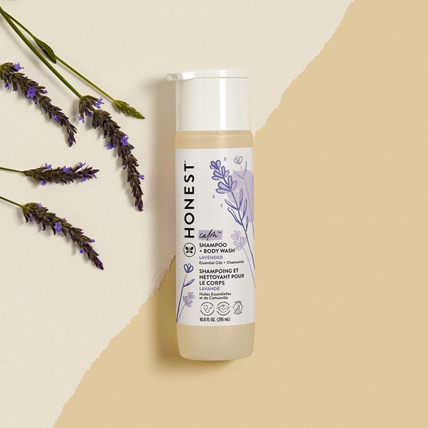 The Honest Company Shampoo + Body Wash, Lavender, 10 Fl. Oz