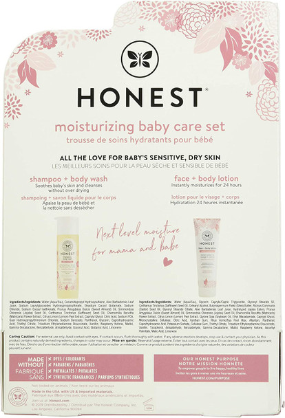 The Honest Company Nourish Shampoo + Body Wash and Lotion Duo Sweet Almond - 10.0 Fl Oz, 8.5 Fl Oz