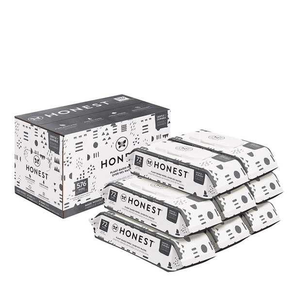 The Honest Company Wipes, Pattern Play, 576 Count (Headspace)