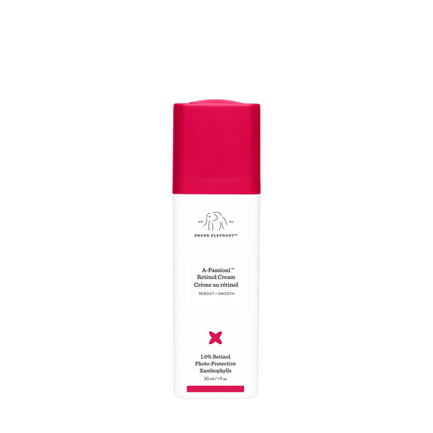 Drunk Elephant A-Passioni Retinol Anti-Wrinkle Cream. Brightening, Restorative and Vegan Face Cream with Vitamin F. 30 ml