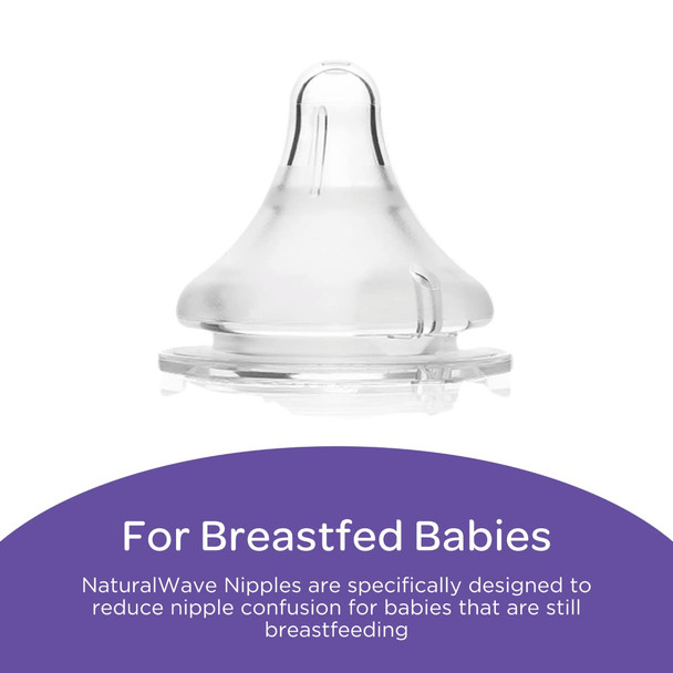 Lansinoh Baby Bottles for Breastfeeding Babies, 5 Ounces, 3 count