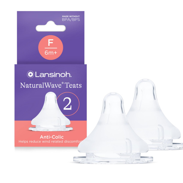 Lansinoh NaturalWave Fast Flow Teats 2-Pack