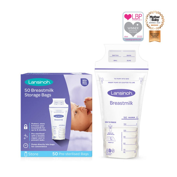 Lansinoh Breast Milk Storage Bags 50