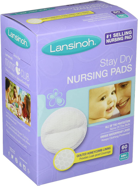Lansinoh Laboratories 20265 Disposable Nursing Pads, 2 Count