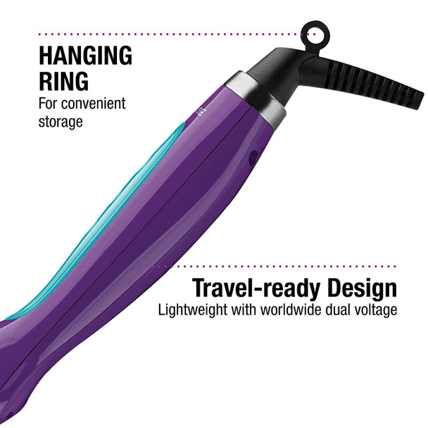 Bed Head Ionic + Tourmaline Straightener Brush with Smart Heat Memory System