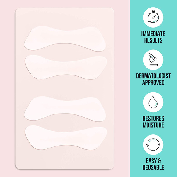 SiO Beauty Super LipLift | Smile & Lip Anti-Wrinkle Patches 4 Week Supply | Overnight Smoothing Silicone Patches For Lip & Smile Wrinkles And Fine Lines