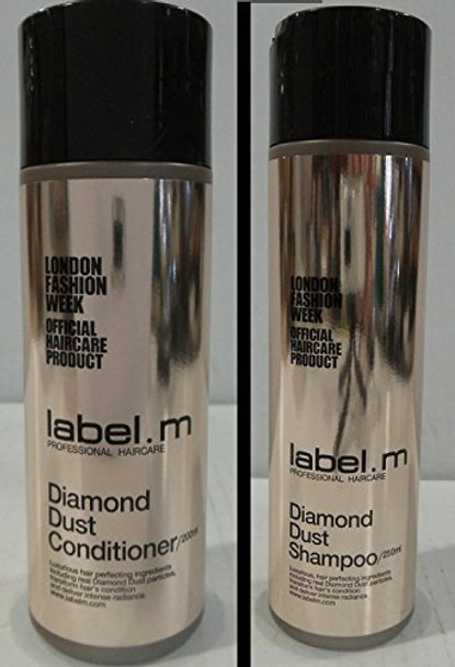 Label.M Diamond Dust Shampoo and Conditioner Bundle, 250 ML Shampoo, 200 ML Conditioner