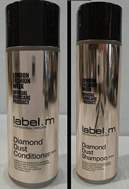 Label.M Diamond Dust Shampoo and Conditioner Bundle, 250 ML Shampoo, 200 ML Conditioner
