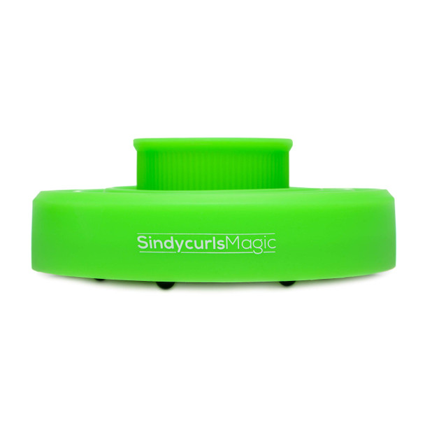 Collapsible Silicone Hair Diffuser Attachment- SindycurlsMagic Lightweight Portable Travel folding Silicone Diffuser; Fits blow dryers with up to 2"Nozzle- Green