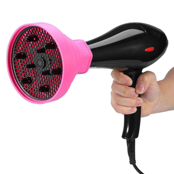 5 Colors Hair Blower Diffuser, Universal Foldable Hairdryer Cover, Styling Hairdressing Tool, Beauty Hair Salon Attachment for Blow Dryers(Pink)