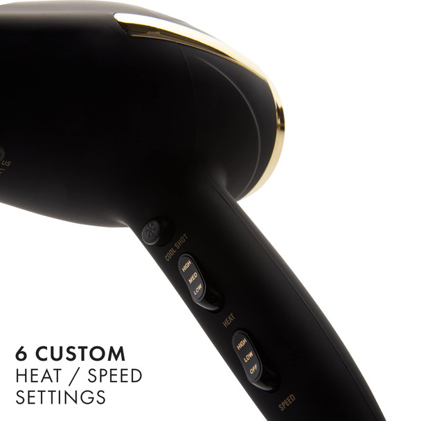 Hot Tools Pro Signature Ionic Ceramic Hair Dryer | Lightweight with Professional Blowout Results