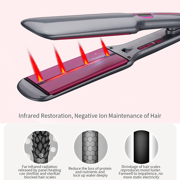 Hair Straightening Irons, Jacklyn 1.75'' Hair Iron with Infrared Anion Repair. 11 Adjustable Temp for All Hair Types.