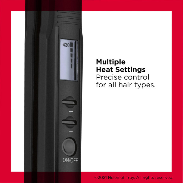 REVLON Perfect Heat Ceramic Digital Flat Iron, 1 inch