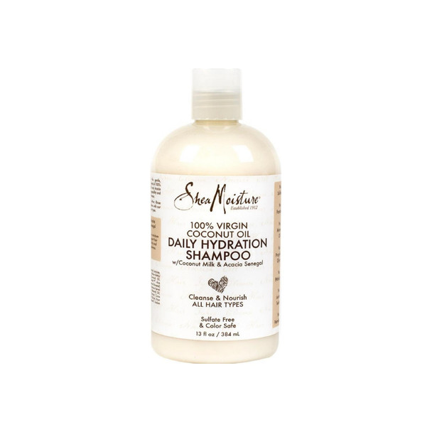 Shea Moisture 100% Virgin Coconut Oil Daily Hydration Shampoo 13 oz