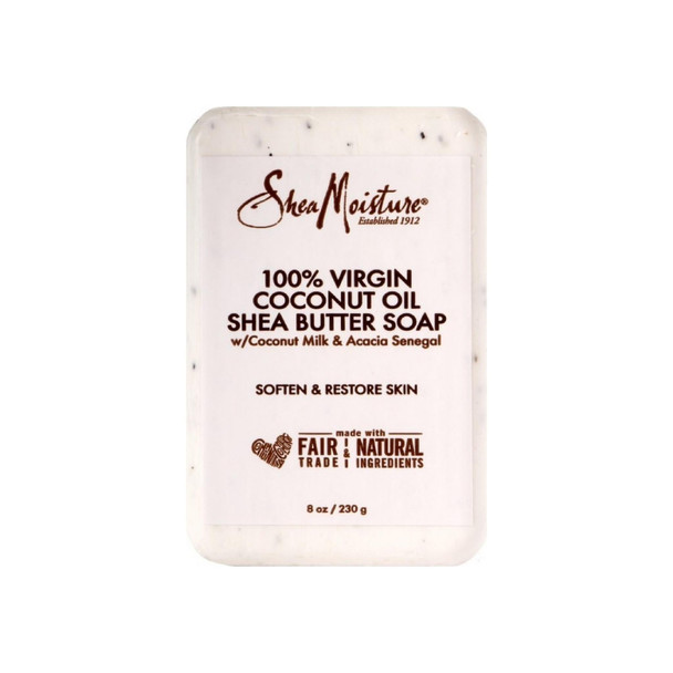 Shea Moisture 100% Virgin Coconut Oil Shea Butter Soap 8 oz