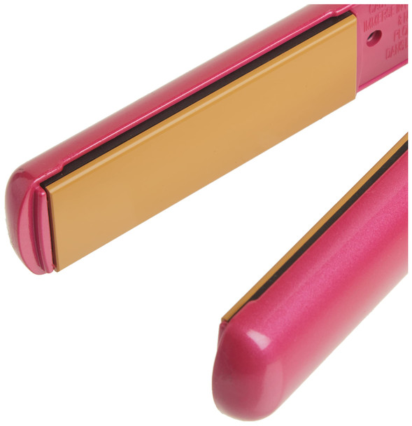 CHI Tourmaline Ceramic Hair Straightening Flat Iron | 1" Plates | Pure Pink | Professional Salon Model Hair Straightener