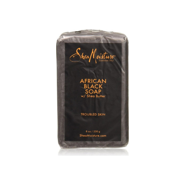 Shea Moisture African Black Soap With Shea Butter 8 oz