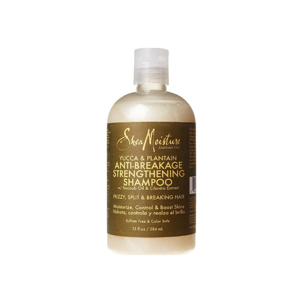 Shea Moisture Anti-Breakage Strengthening Shampoo, Yucca & Plantain 13 oz