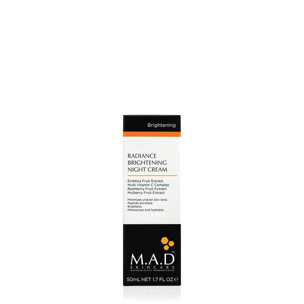 M.A.D Skincare Brightening Radiance Brightening Night Cream, 50g (1.7oz)
