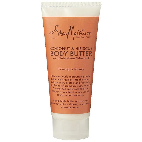 Shea Moisture Body Butter, Coconut & Hibiscus 6 oz