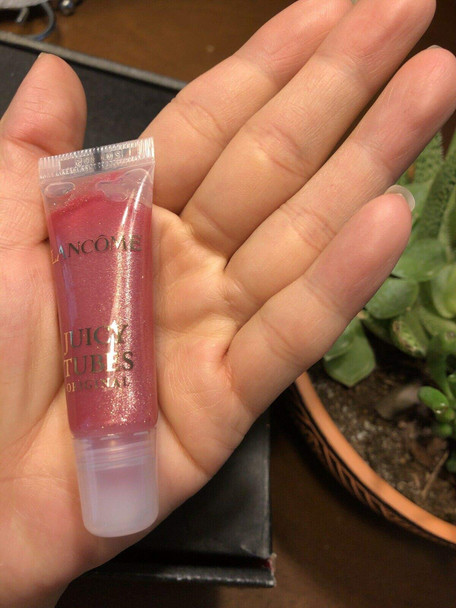 LANCOME Juicy Tubes Original Lip Gloss MAGIC SPELL (magenta) .34oz Travel Size