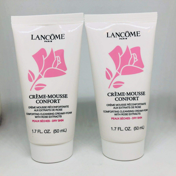 CREME MOUSSE CONFORT cleansing foam for dry skin 1.7 oz x 2 = 3.4 oz / 100 ml