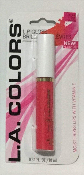 L.A. Colors Lip Gloss with Vitamin E Fruit Punch BLG68