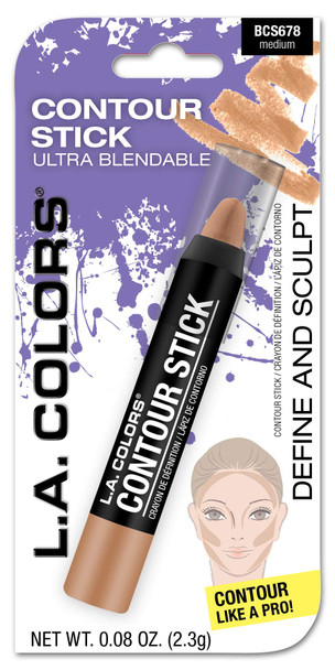 L.A. Colors Contour Stick, Medium, 1 Ounce