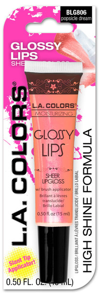 Glossy Lips Sheer Lipgloss (carded) BLG806 Popsicle Dream