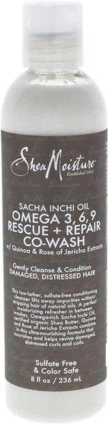 Shea Moisture Omega 3, 6, 9 Rescue + Repair Cowash 8 Oz