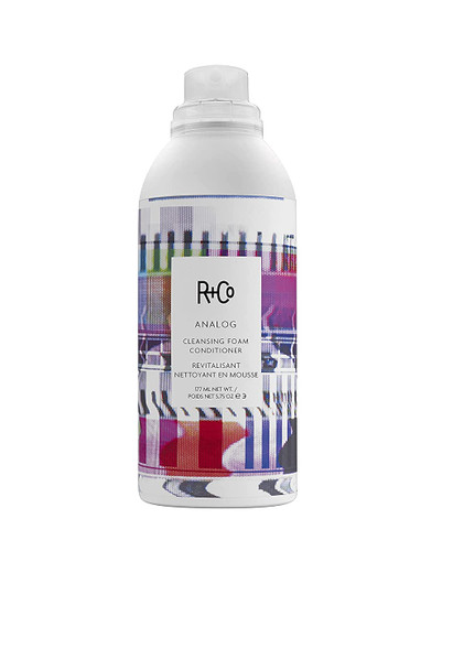 R+Co Analog Cleansing Foam Conditioner, Weightless Conditioner for Nourished, Shiny and No-Frizz Hair