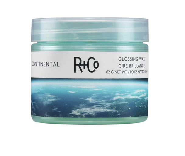 R+Co Continental Glossing Wax, Lightweight Wax for Lasting Hold, High Shine and Smooth Texture, 2.2 Oz