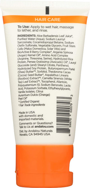 Andalou Naturals, Shampoo Argan Oil And Shea, 1.69 Fl Oz