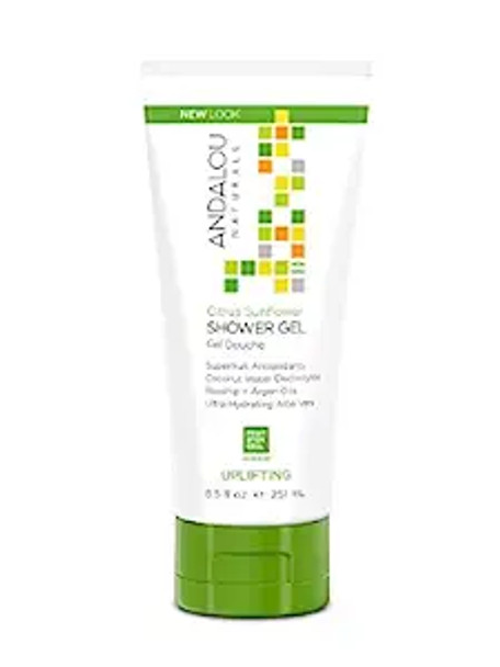 Andalou Naturals, Shower Gel Sunflower Citrus, 1.69 Fl Oz