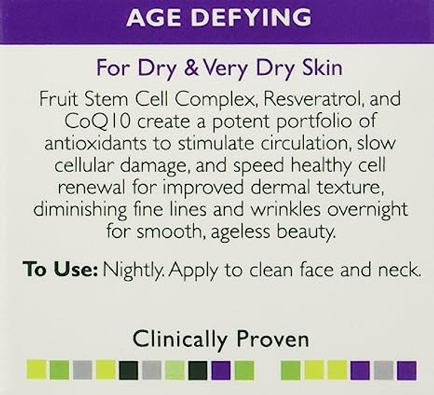 Age Defying Resveratrol Q10 Night Repair Cream 1.70 Ounces