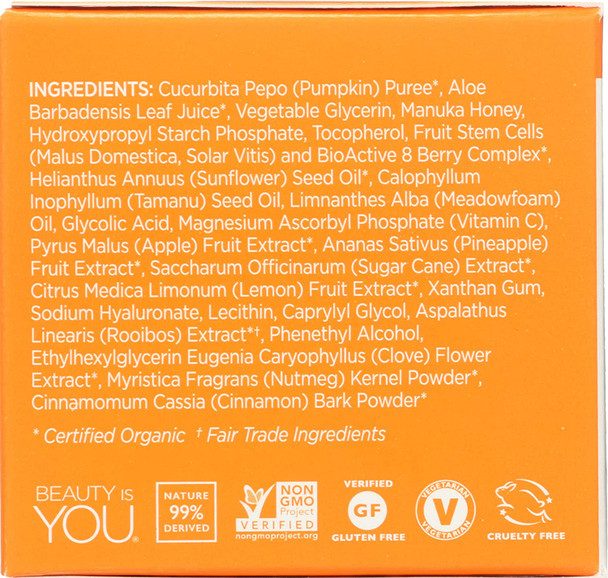 Andalou Naturals Mask Brghtng Pmpkn Glylc