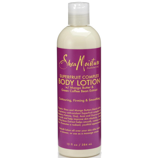 Shea Moisture Superfruit Complex Body Lotion With Mango Butter & Green Coffee Bean Extract 13 Oz