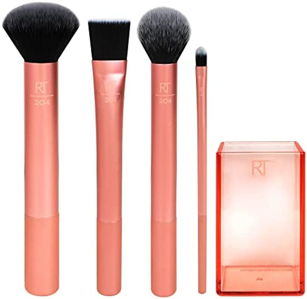 Real Techniques Flawless Base Makeup Brush Set for Foundation, Concealer and Contouring