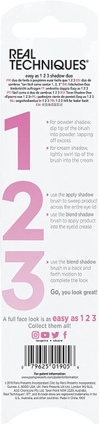 Real Techniques Easy As 123 Eyeshadow Brush Duo