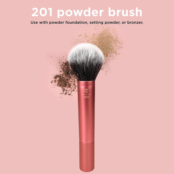 Real Techniques Powder Makeup Brush (Packaging and Handle Colour May Vary)