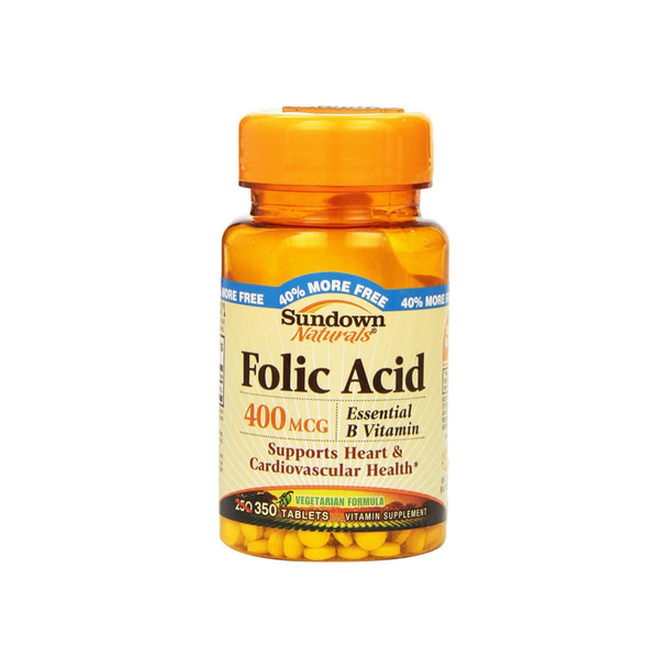 Sundown Folic Acid 400 Mcg Tablets 350 Ea