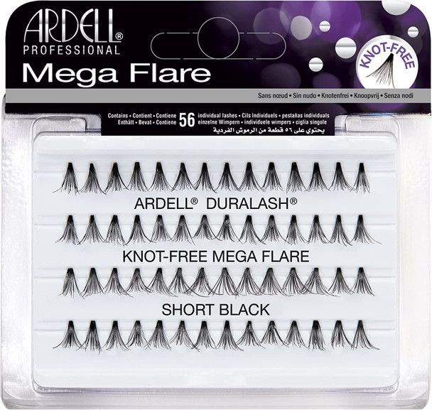 Ardell Mega Knot- Individuals, Short Black