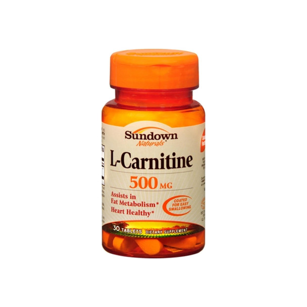 Sundown L-Carnitine 500 mg Tablets 30 Tablets