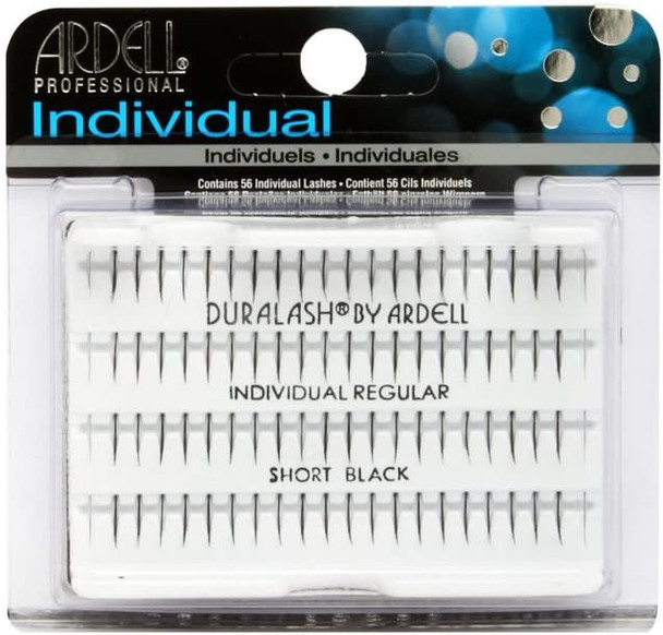 Ardell Dural Ash Individual Regular Short Eye Lashes, Black