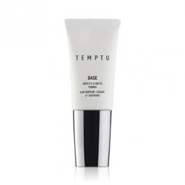 TEMPTU Base Smooth & Matte Primer, Create A Poreless Finish, Diffuse Imperfections & Help Makeup Last Shine-Free Without Any Greasy Residue, Brush Attached For Easy Application